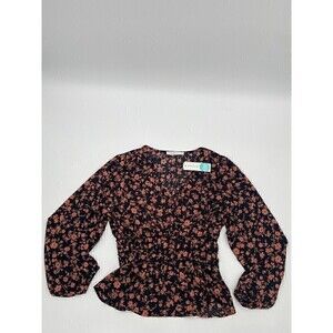 LUSH Esther Volume Sleeve Blouse Size small